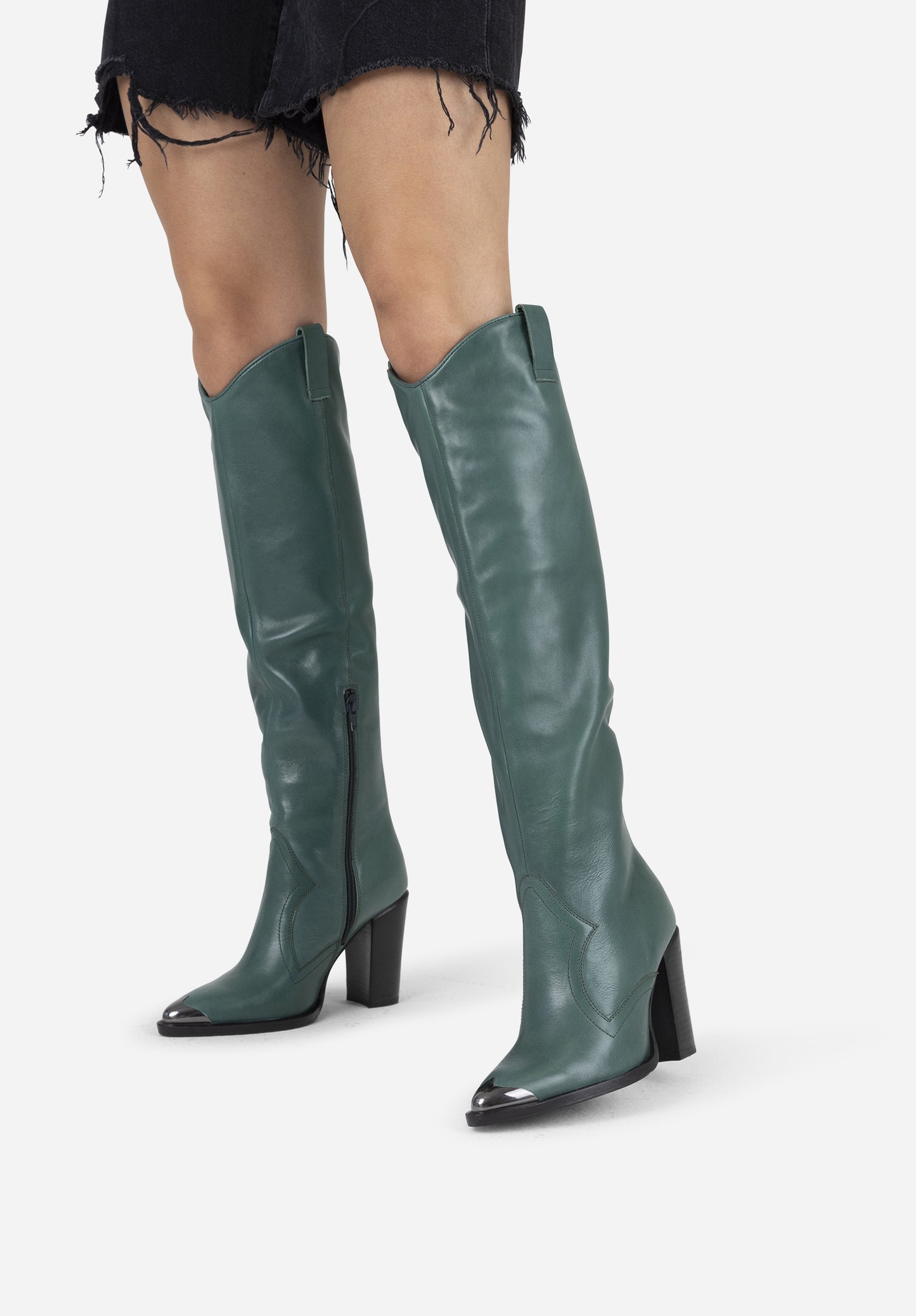 High Boot New-Americana | emerald green