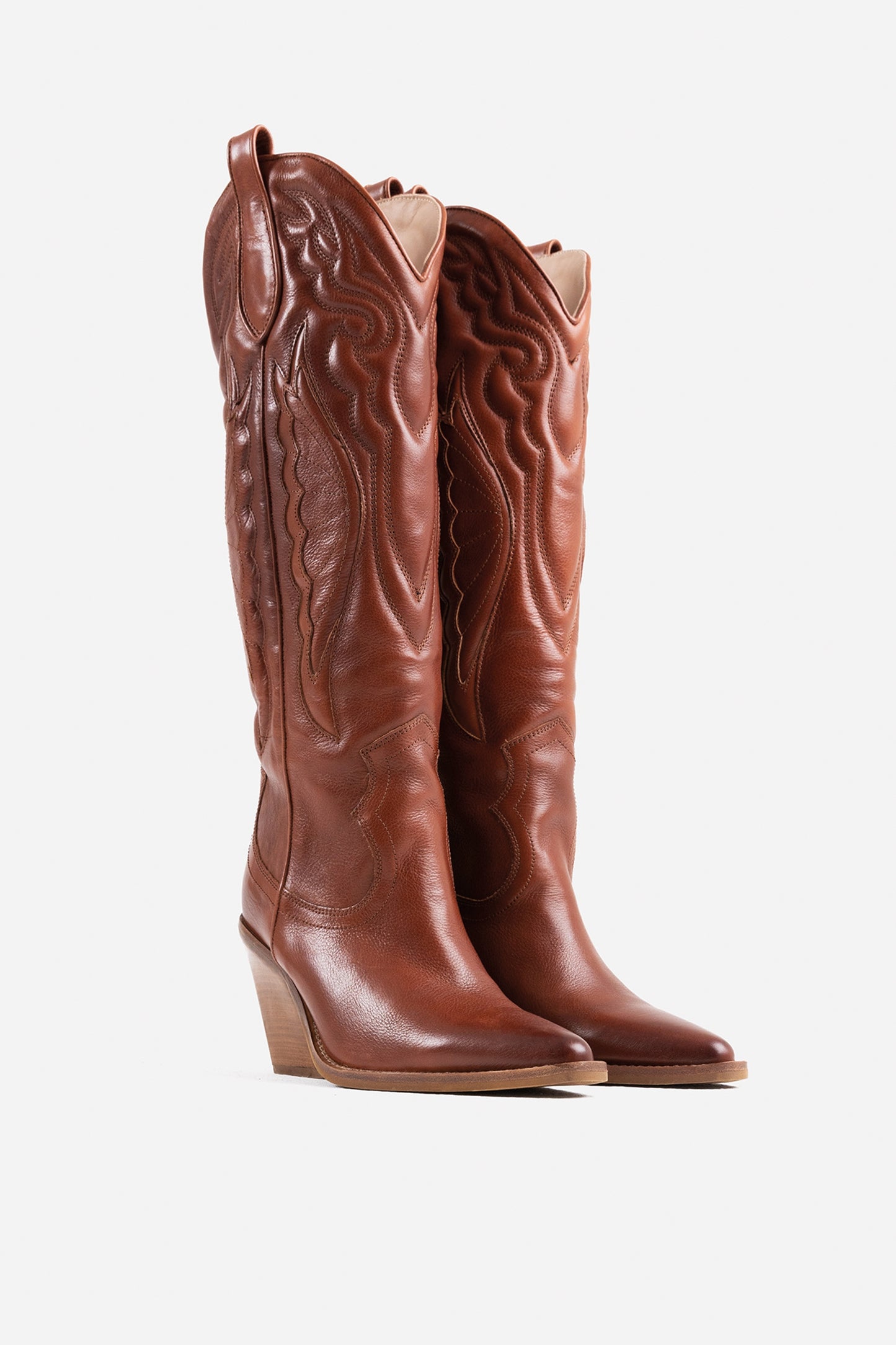 Western High Boot New-Kole | caramel