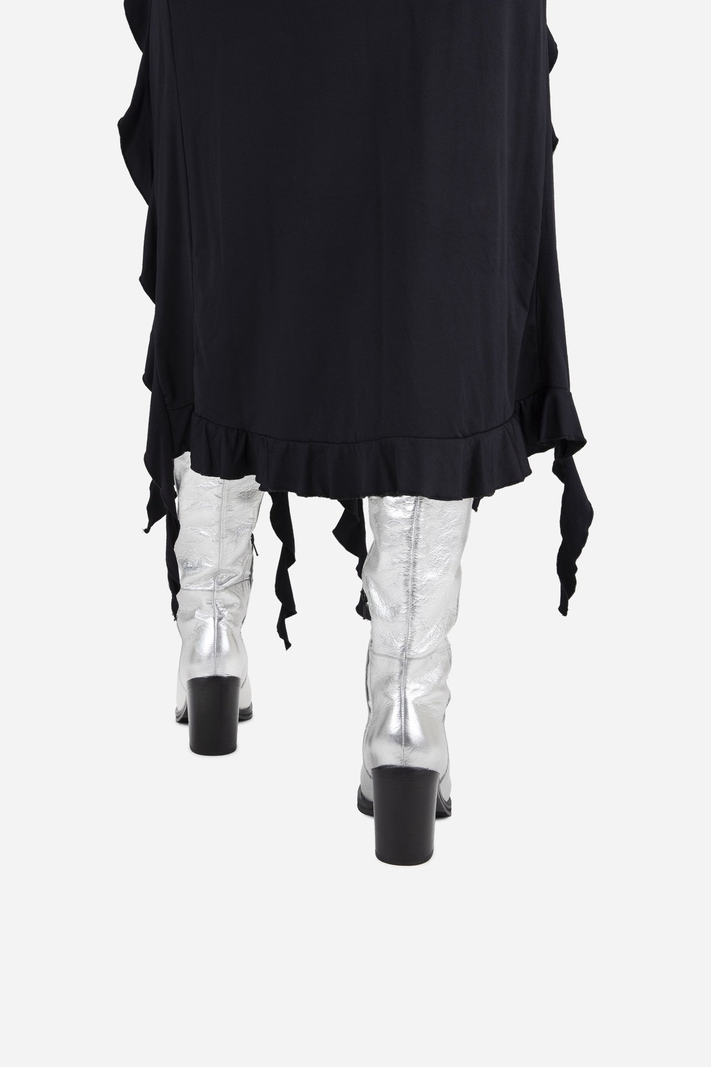 Stiefelette New-Patt | black/silver