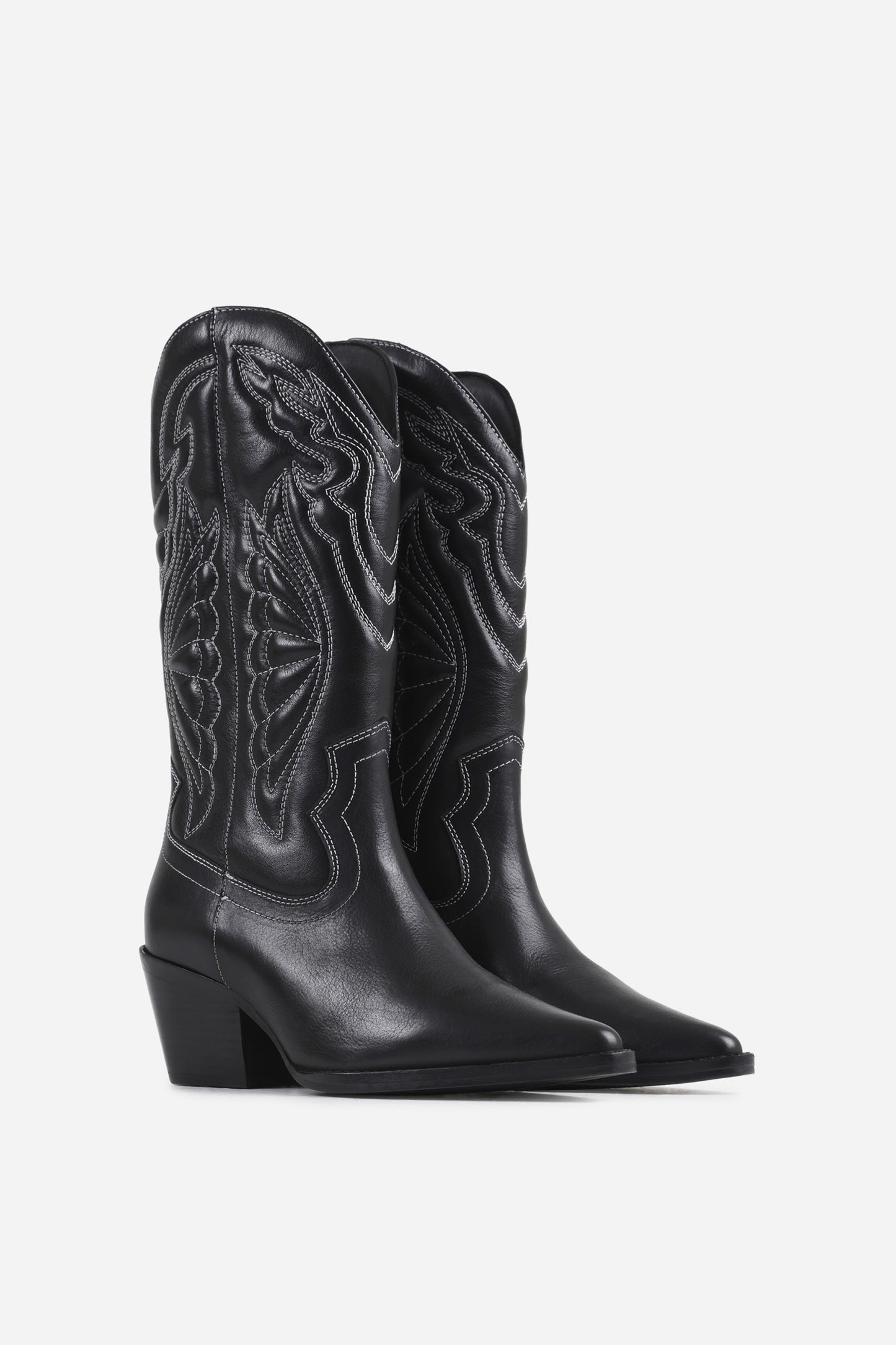 Western Ankle Boot Jukeson | black/white