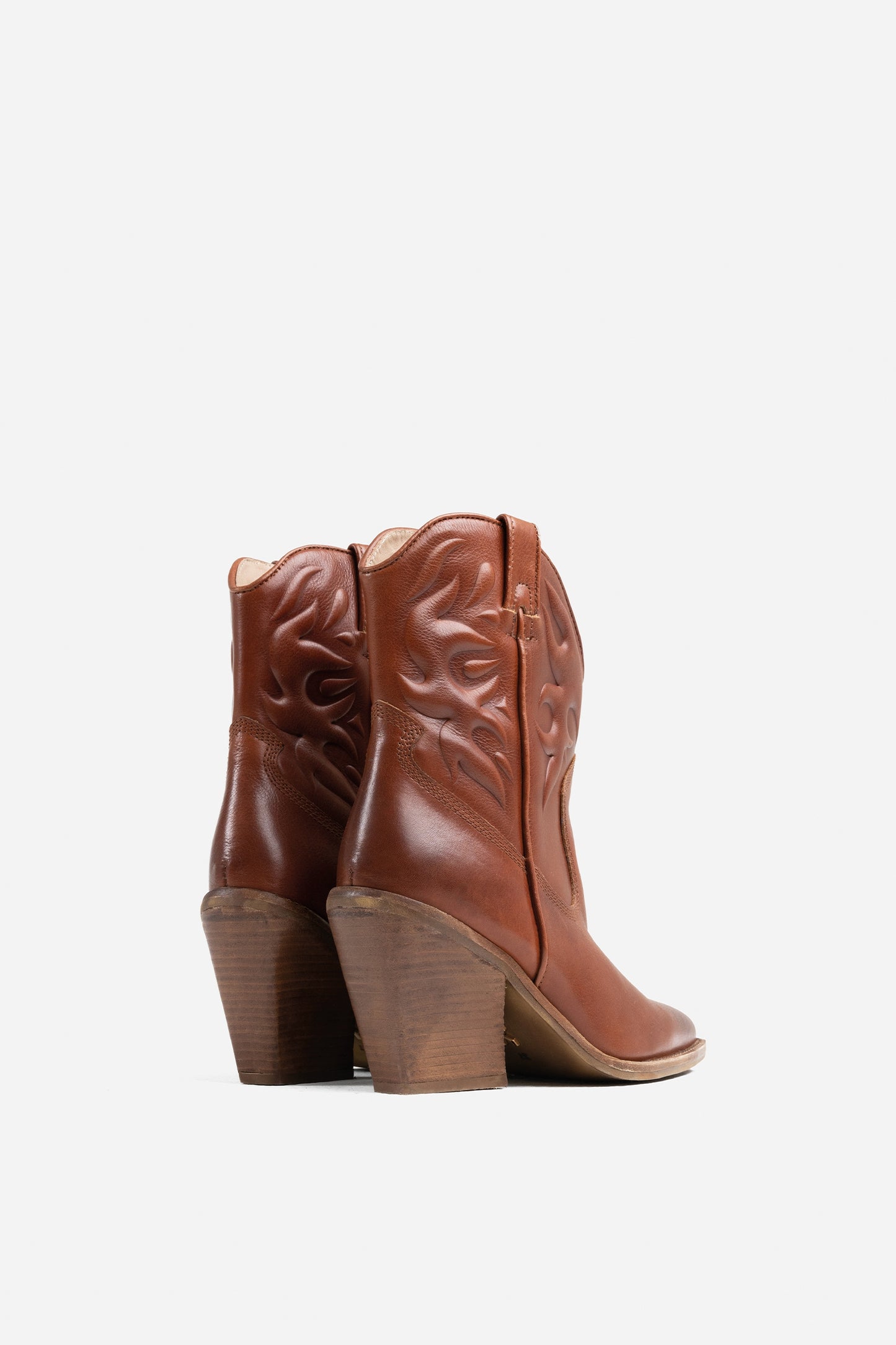 Cowboy Ankle Boot New-Kole | caramel