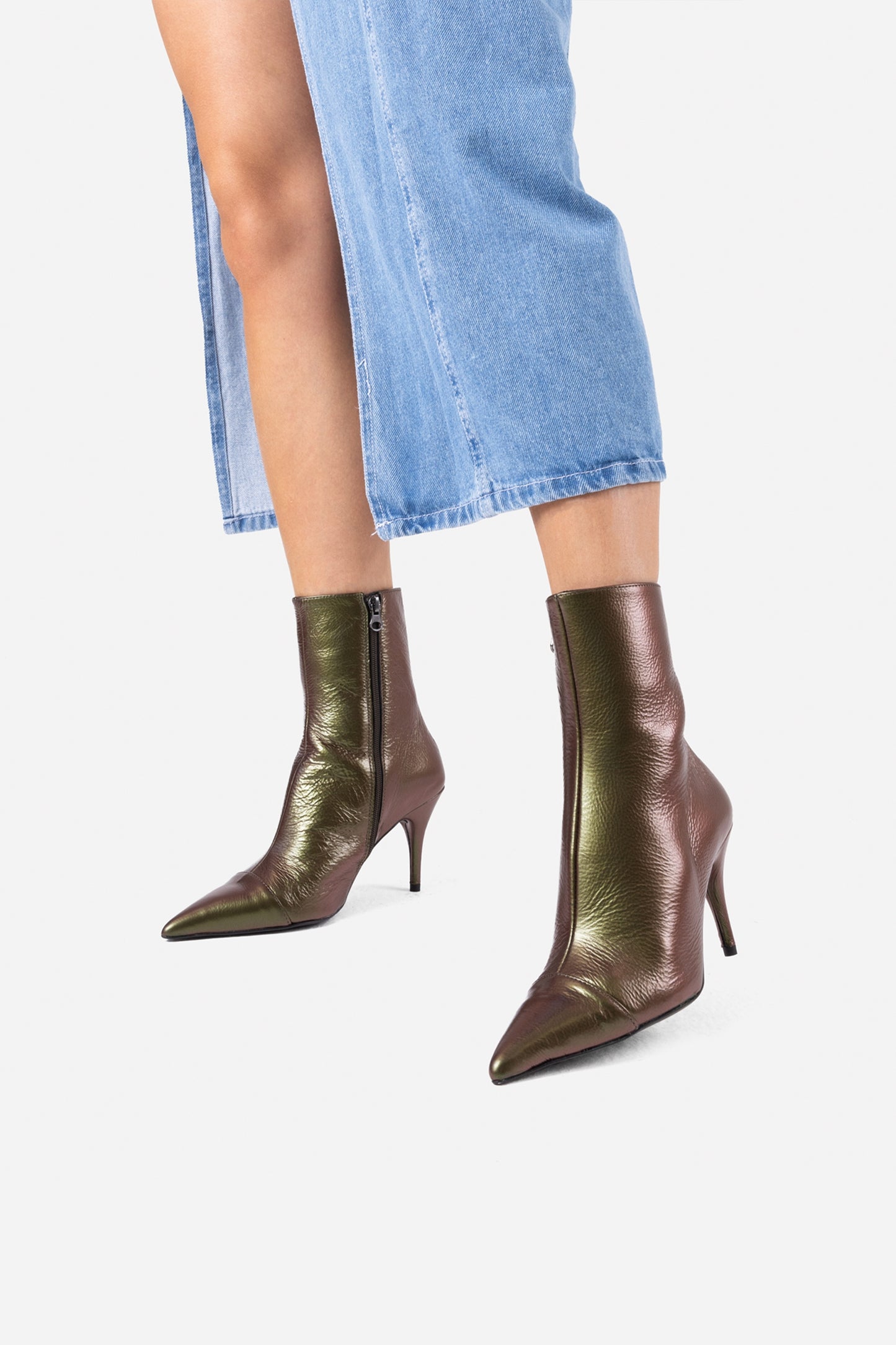 Ankle Boot Aly-cia | lime/bronze