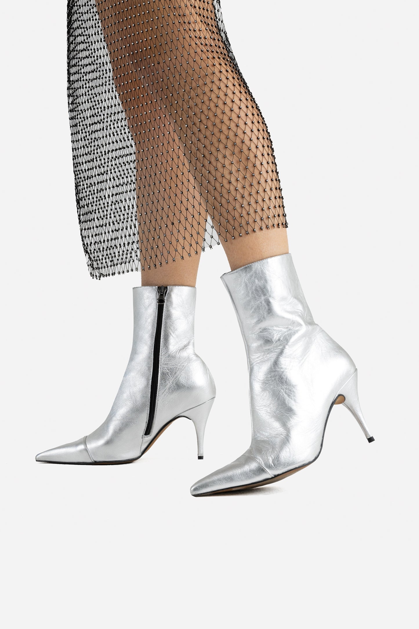 Stiefelette Aly-cia | silver