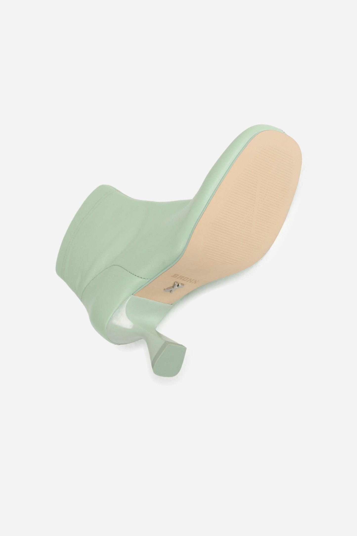 Enkellaars Met Hak Xar-a | green fig