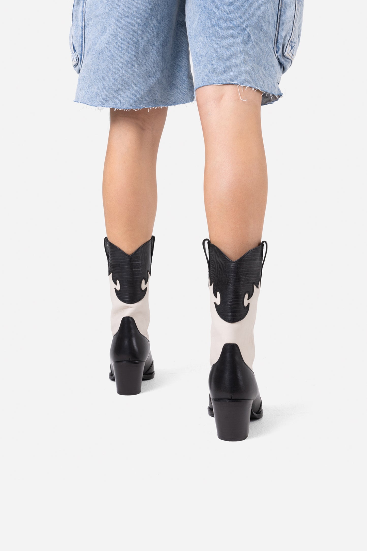 Enkellaars Jukeson | black/off white