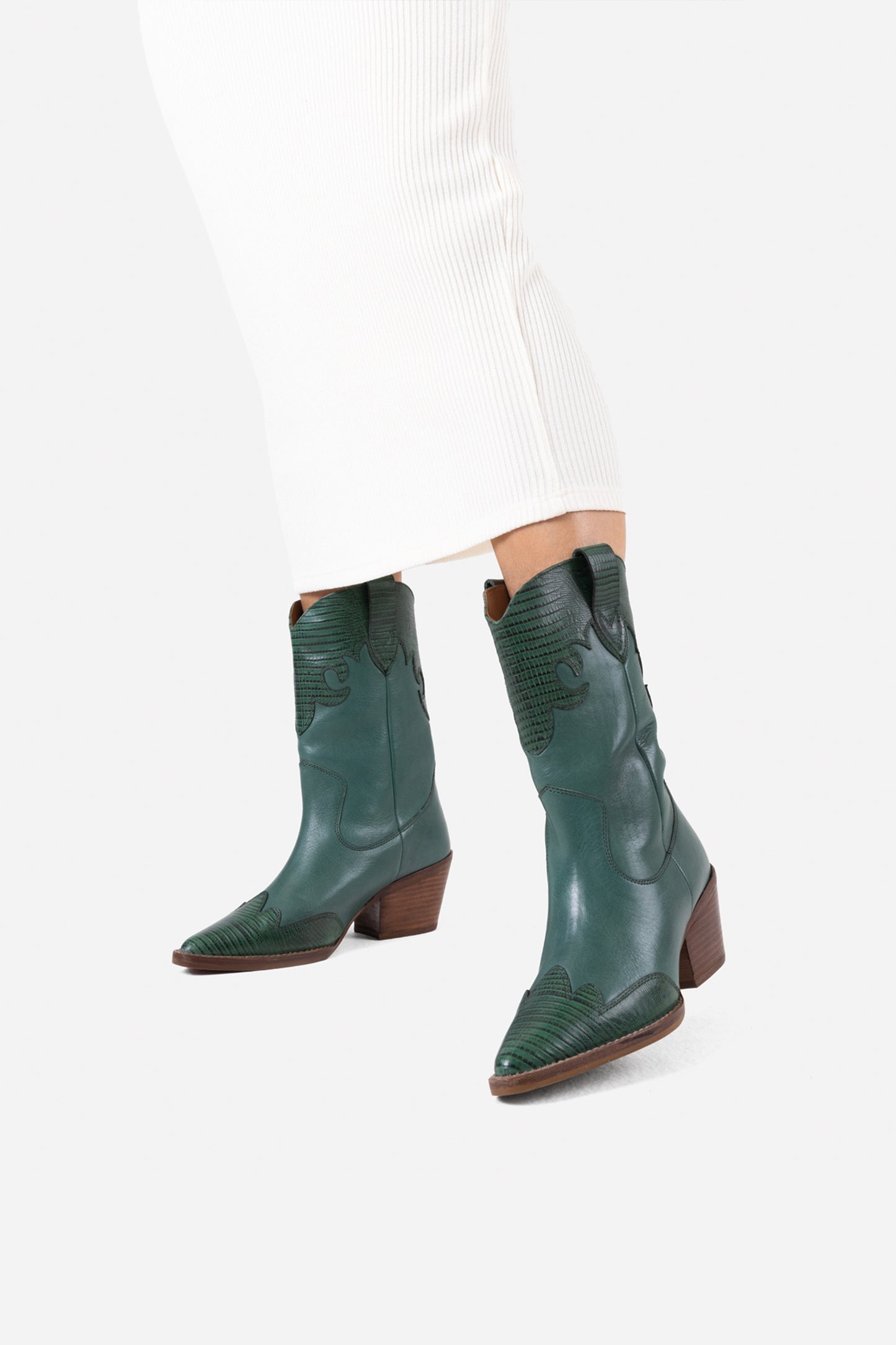 Enkellaars Jukeson | emerald green