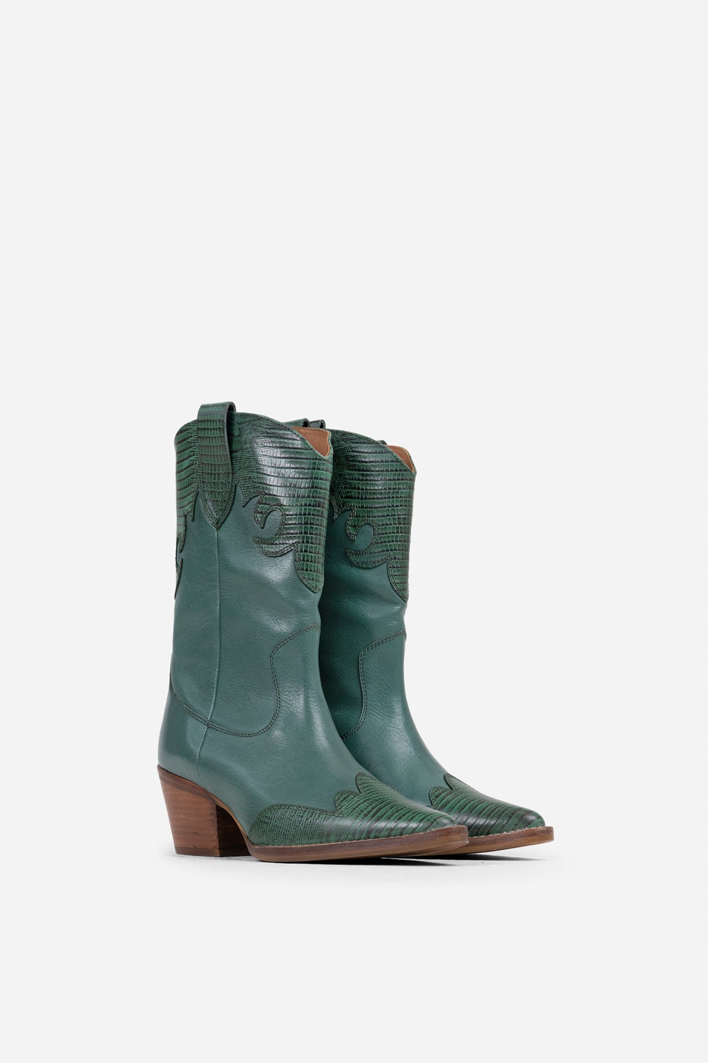 Enkellaars Jukeson | emerald green