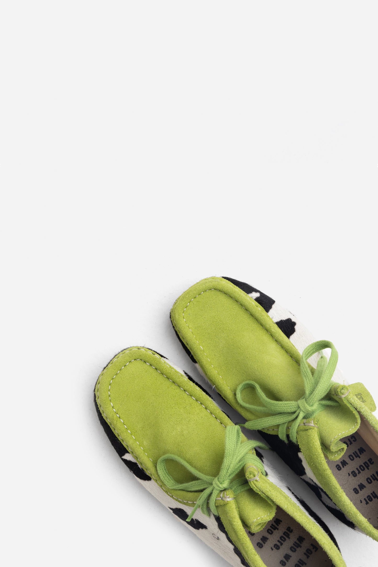 Low Shoe Wonde-ry | off white/black/lime