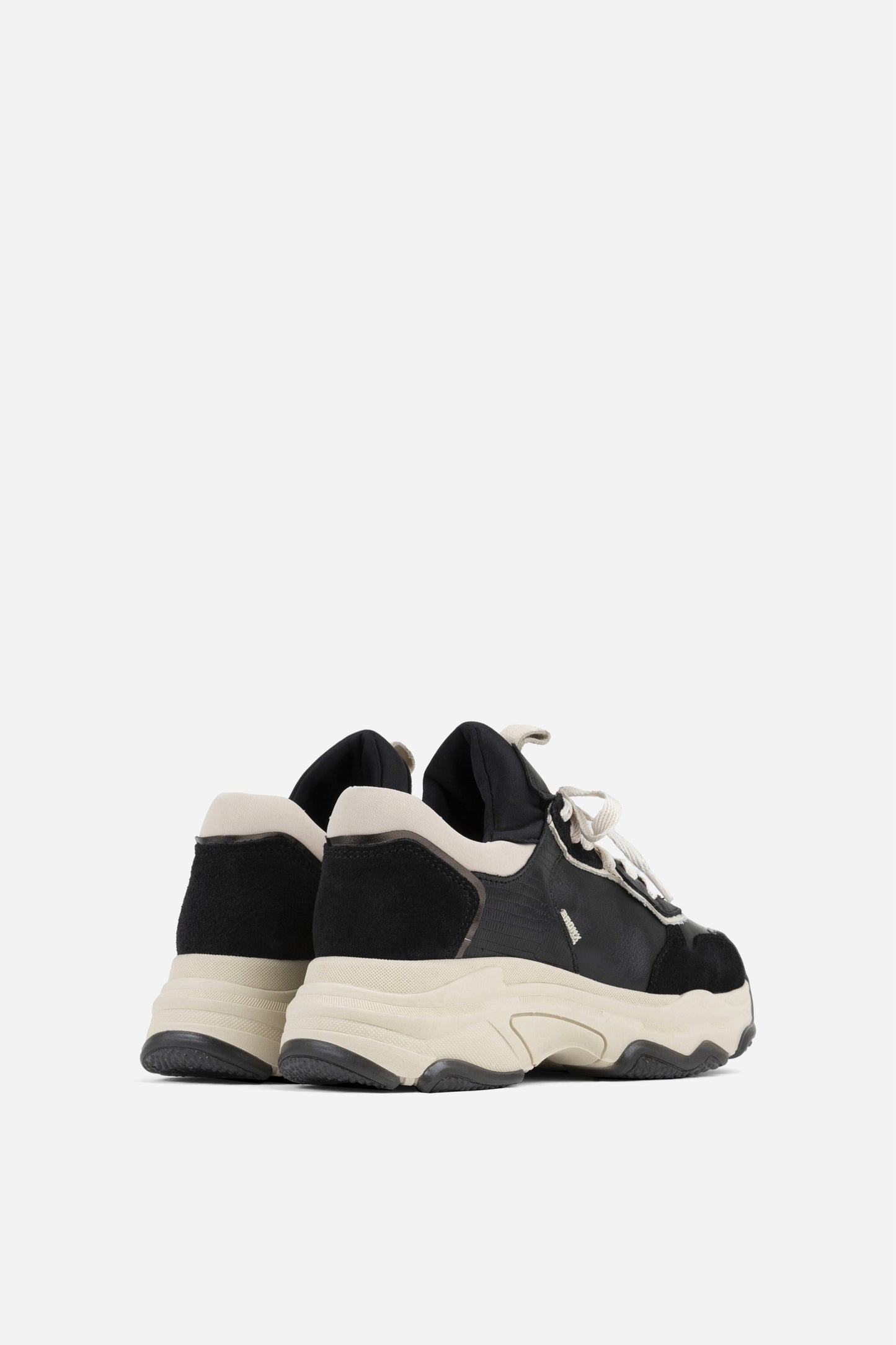 baisley | black/gunmetal/oatmilk