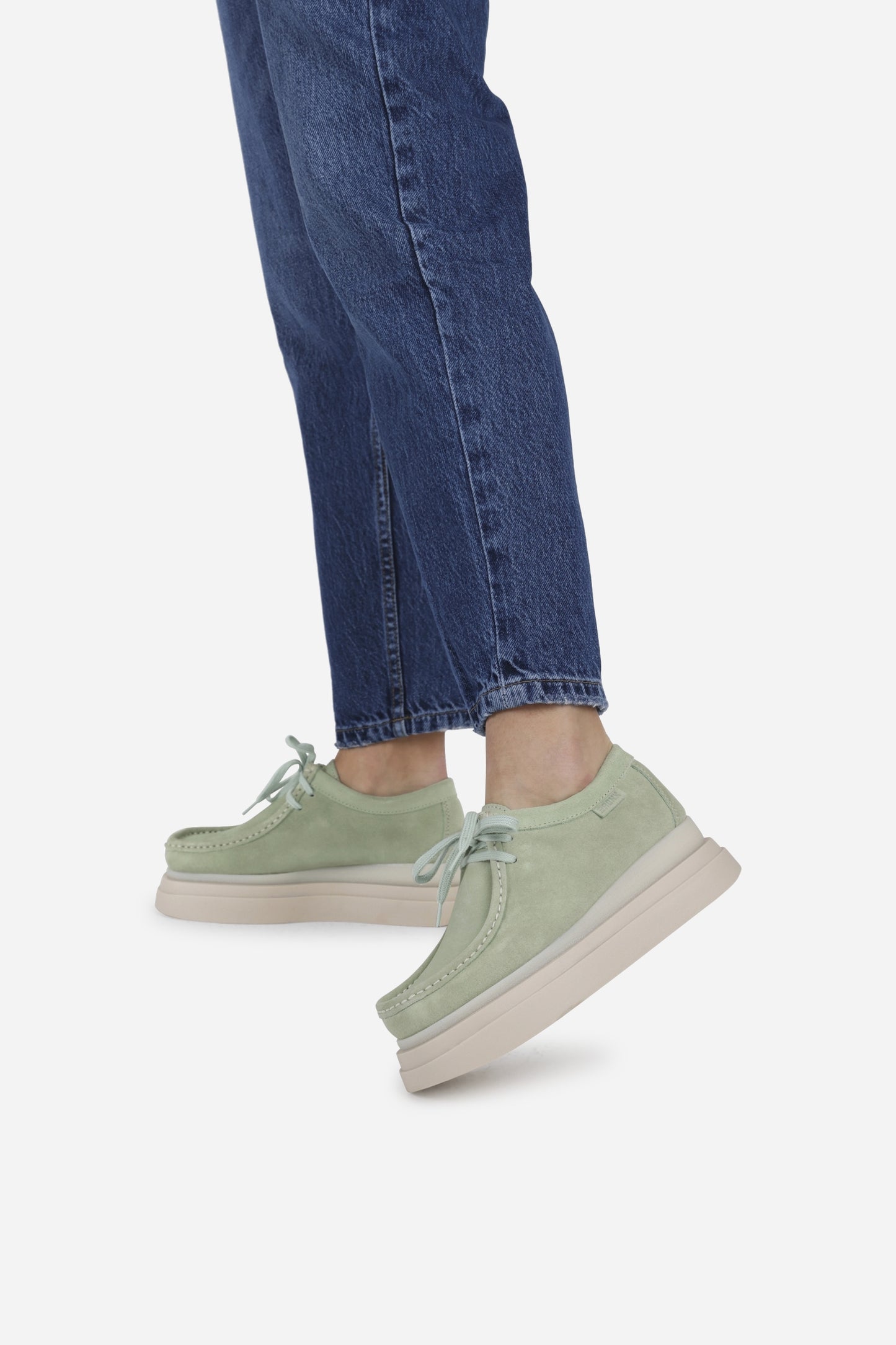 Low Shoe Chunky-Wondery | green fig