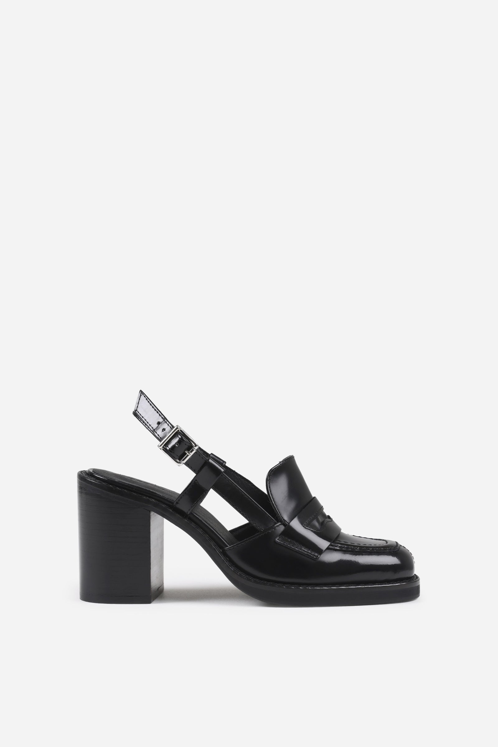 Asos black work shoes online