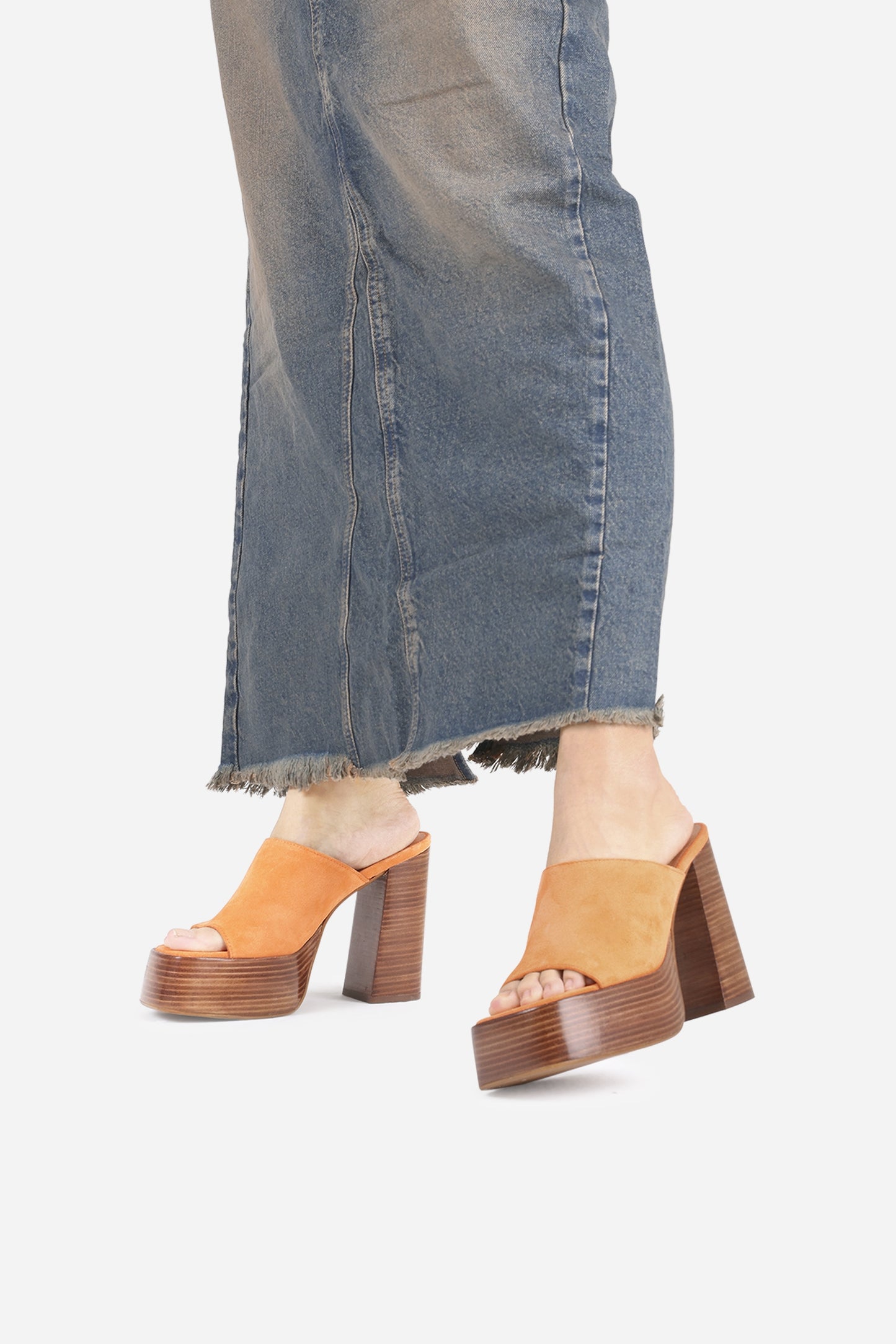 Heeled Sandal No-Sion | apricot crush