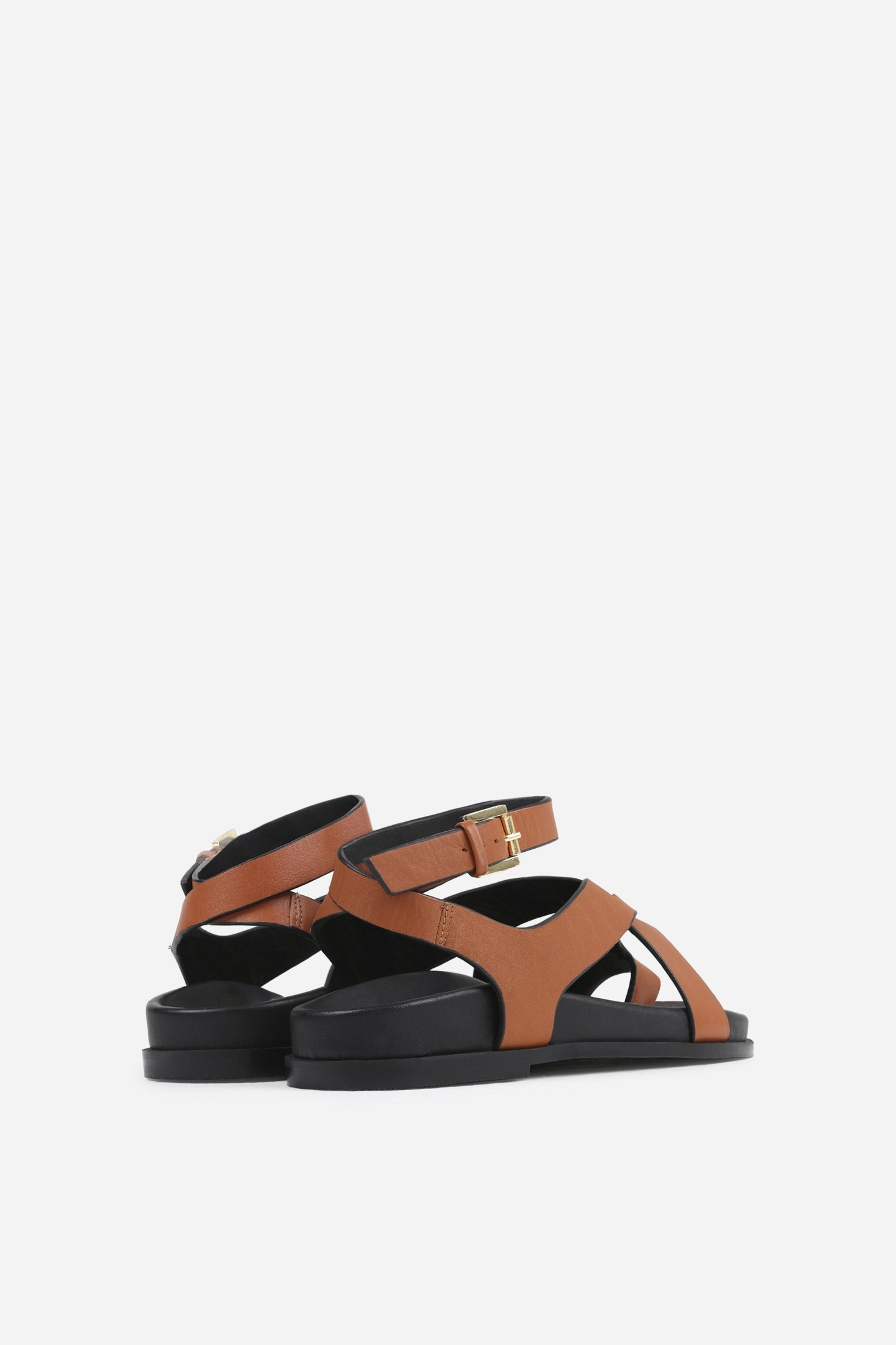 Sandaal Yla-na | tan/black