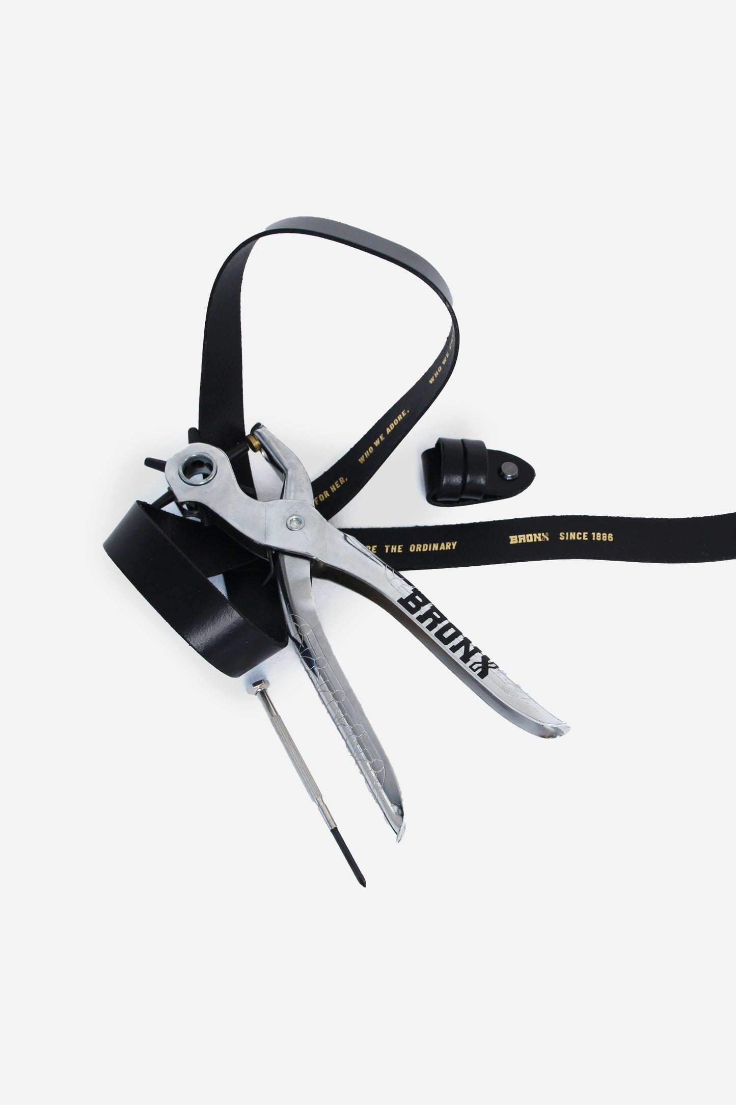 BRONX Belt Collection Box | black/silver/gold