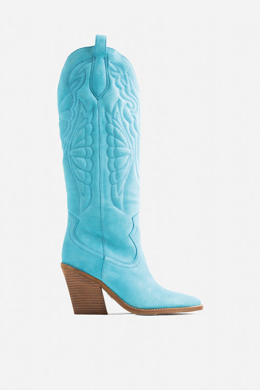 Western High Boot New-Kole | turquoise