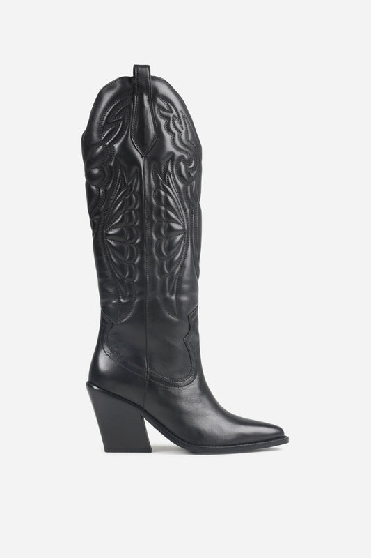 Western High Boot New-Kole | black