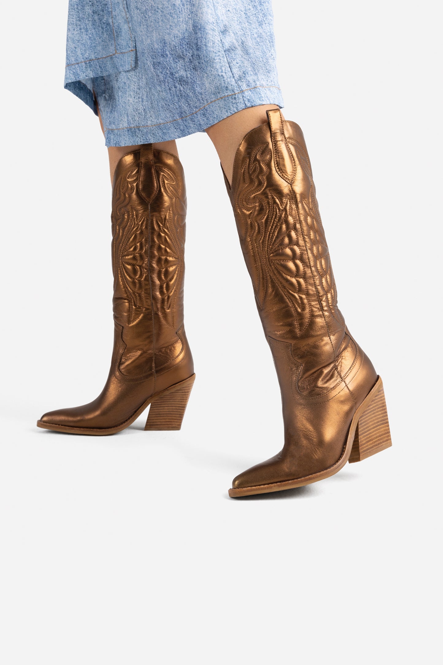 Westernstiefel New-Kole | bronze