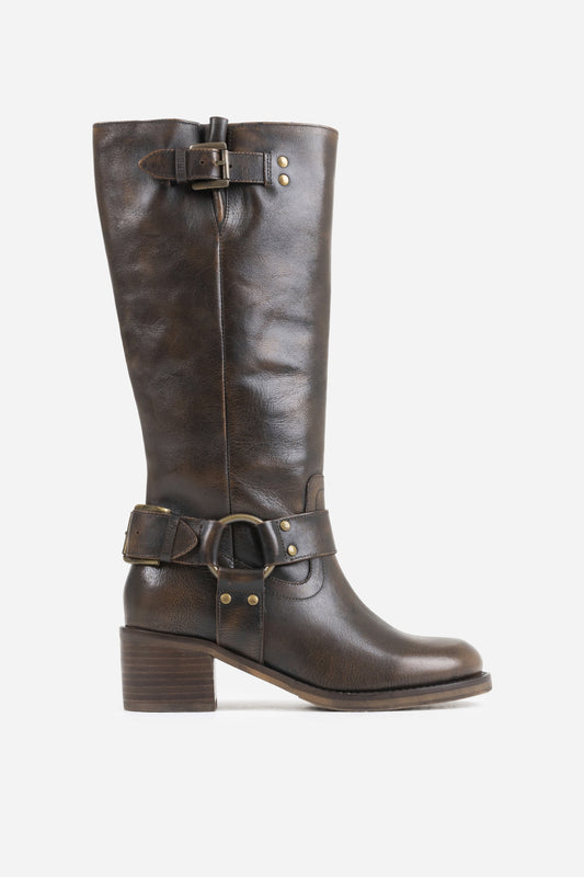 High Boot New-Camperos | chestnut