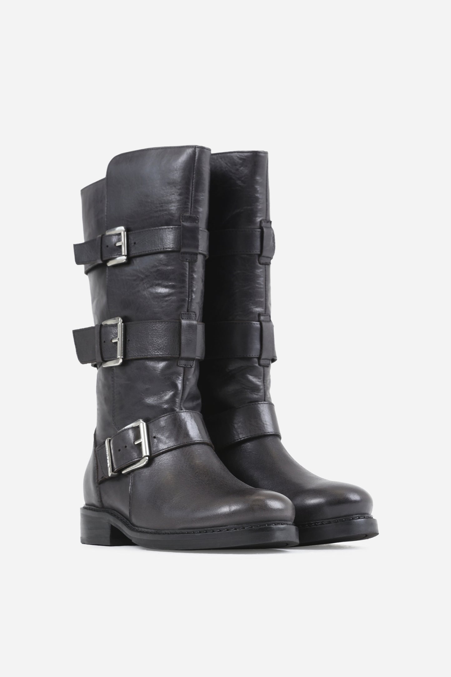 Hoher Stiefel New-Though | black