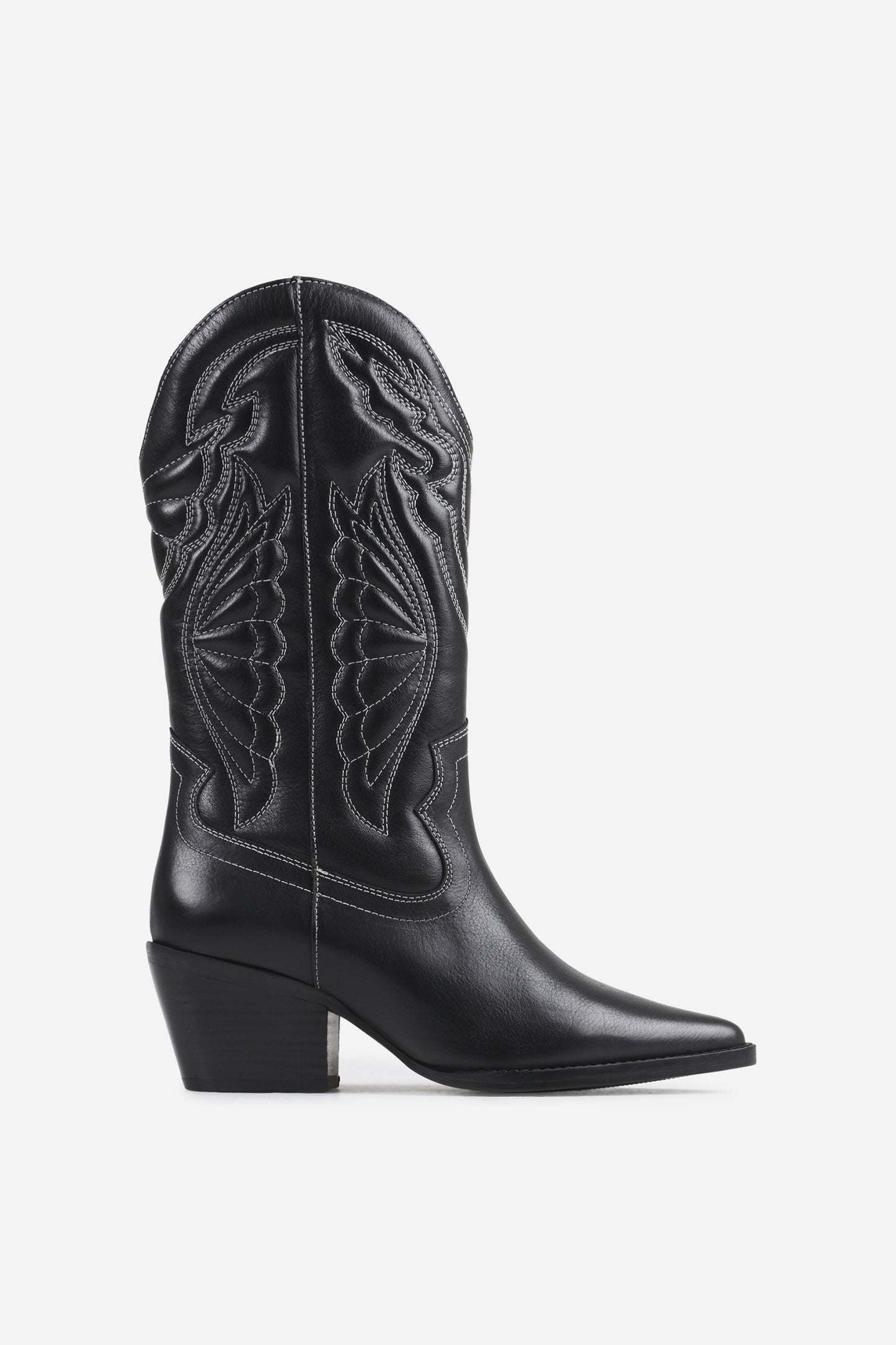 Western Ankle Boot Jukeson | black/white