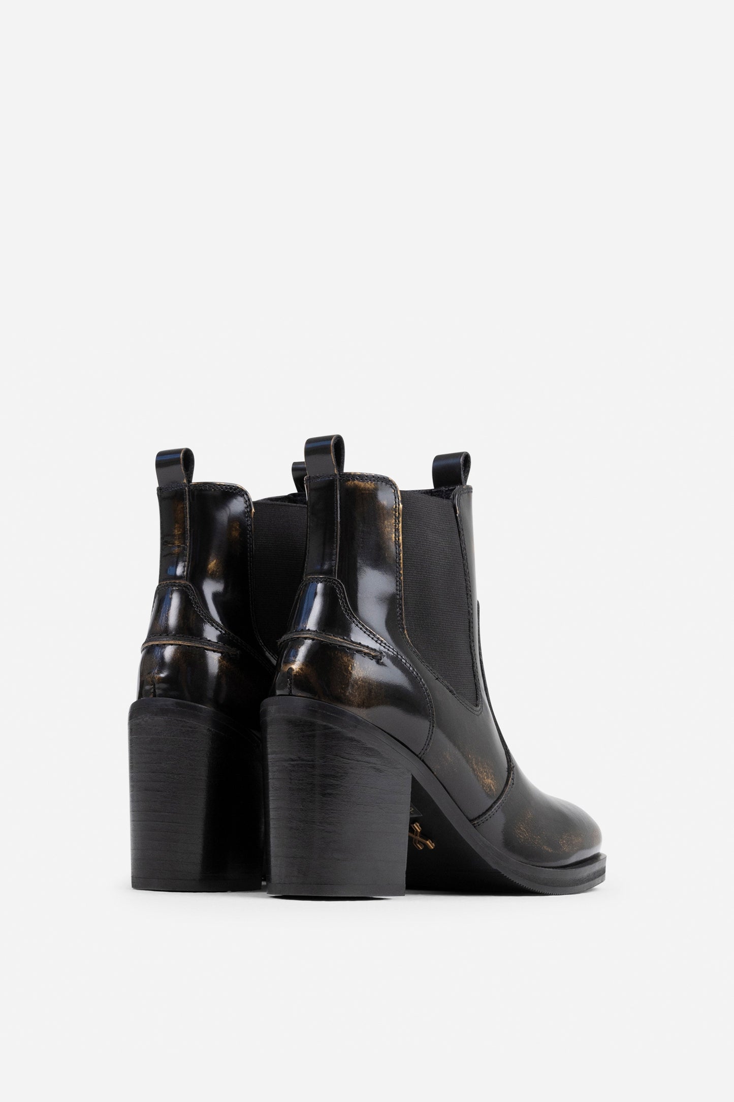 Ankle Boots New-Patt | bronze/black
