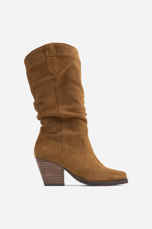 Ankle Boot Fu-zzy | chestnut