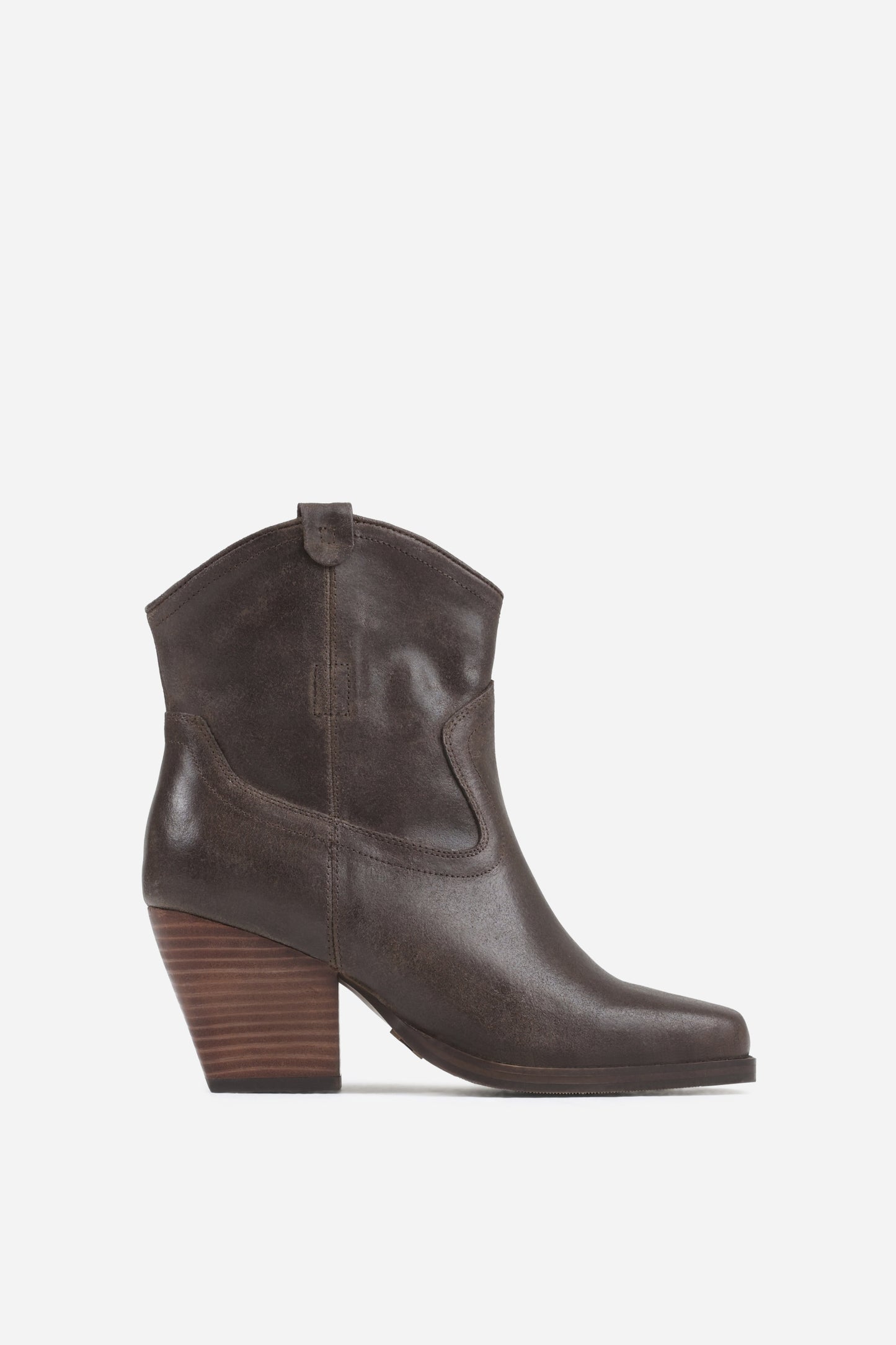 Ankle Boot Fu-zzy | dark brown
