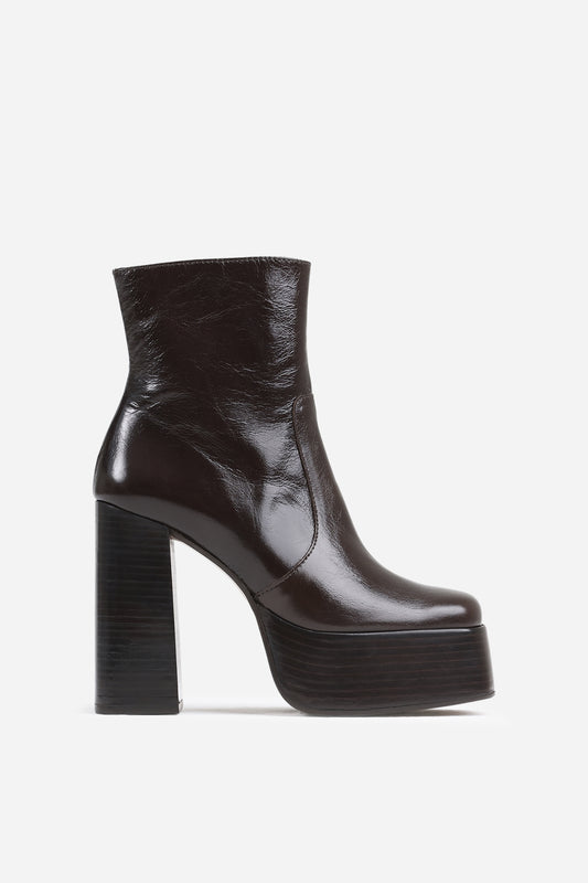 Heeled Ankle Boot Be-lla | dark brown