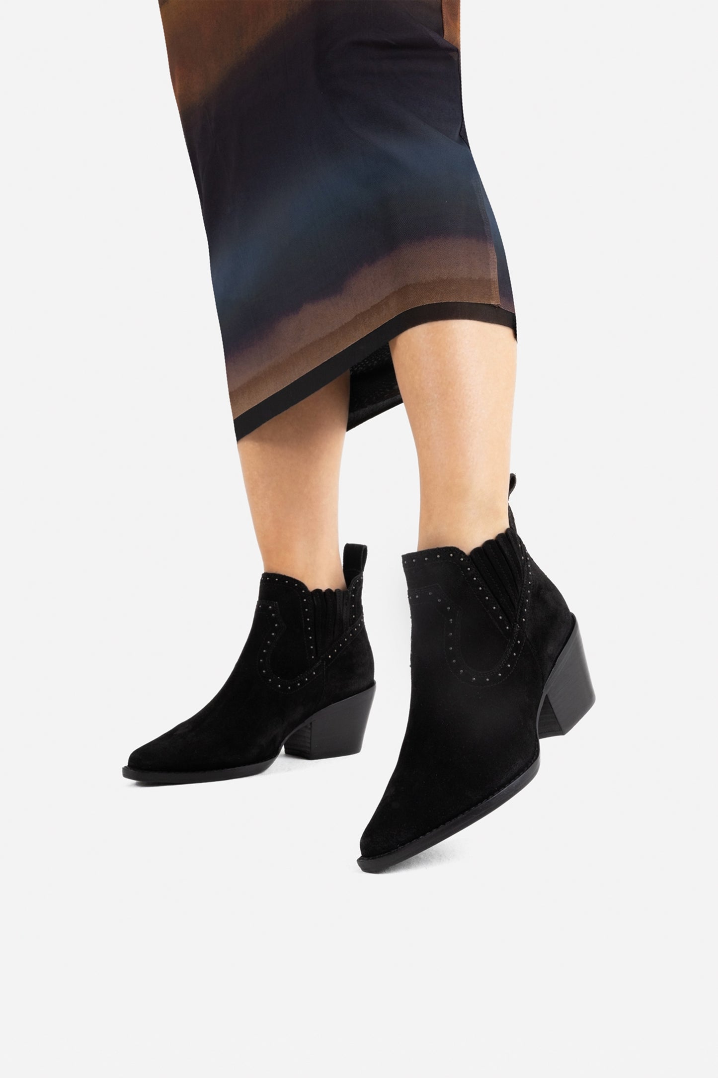 Ankle Boot Jukeson Studs | black