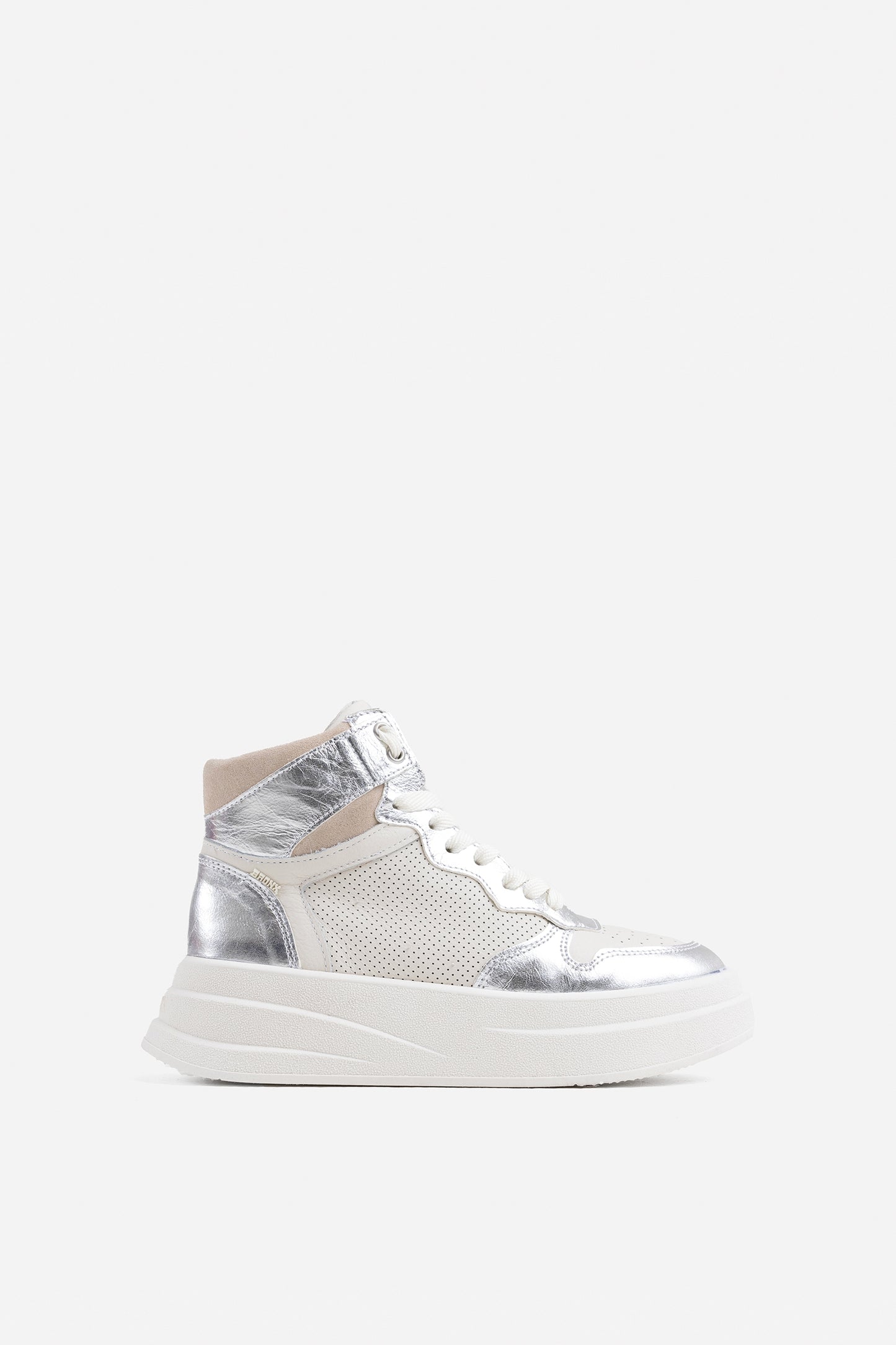 Sneaker high top Vigg-o | off white/silver
