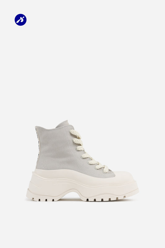 Ankle boots chunky-hiker | pebble