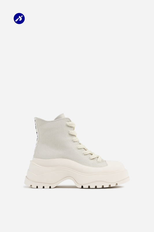 Ankle boots chunky-hiker | oatmilk