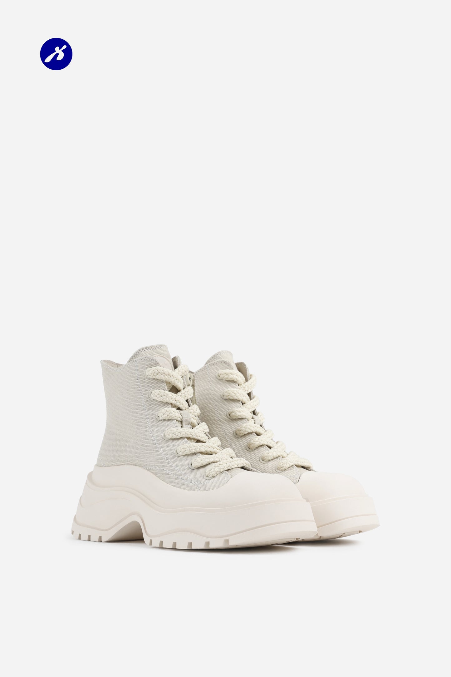 Ankle boots chunky-hiker | oatmilk