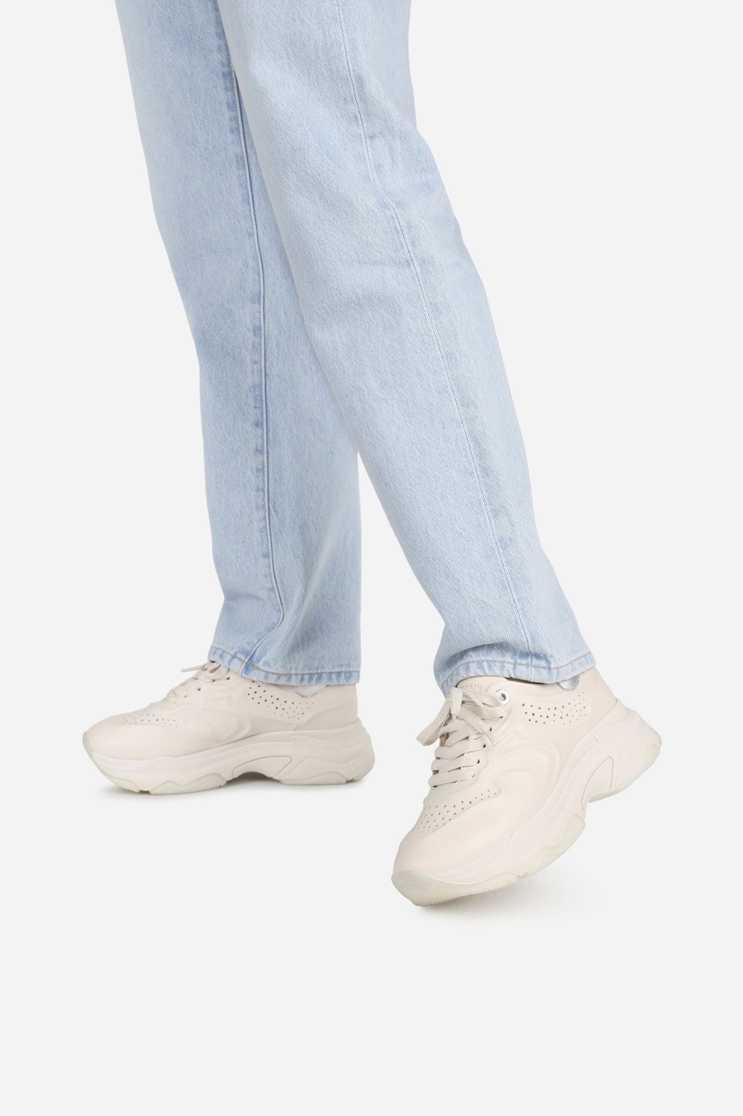 Sneaker Baisley | off white/silver