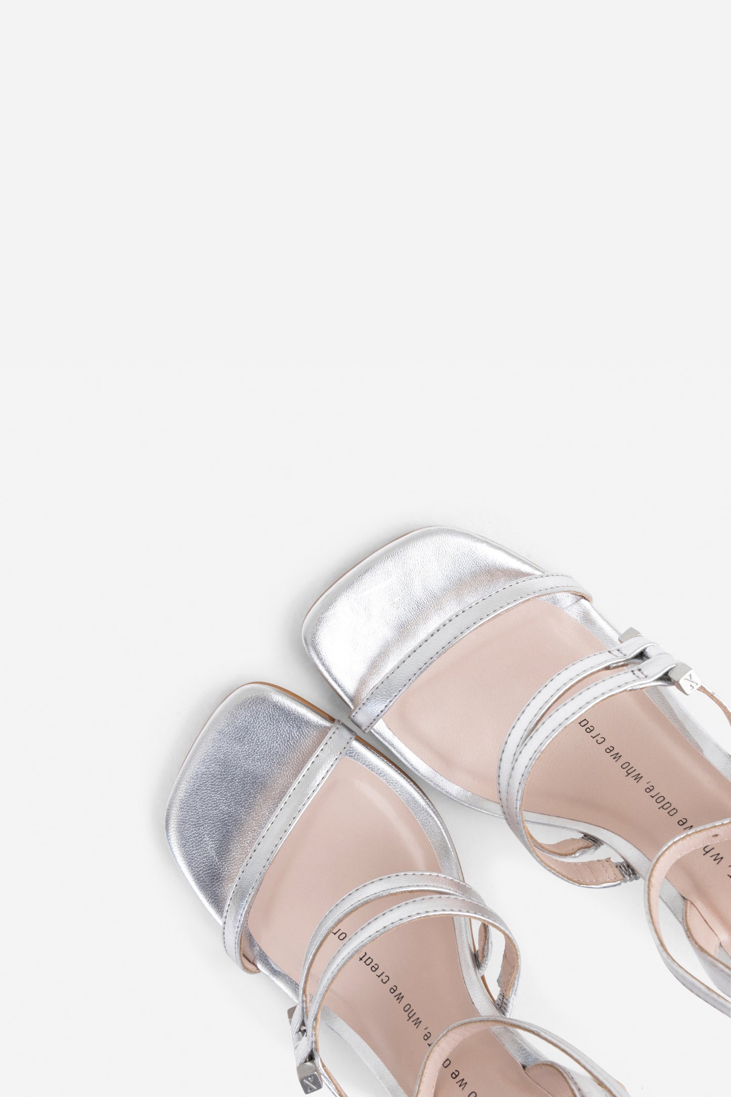 Heeled sandal New-Aladin | silver