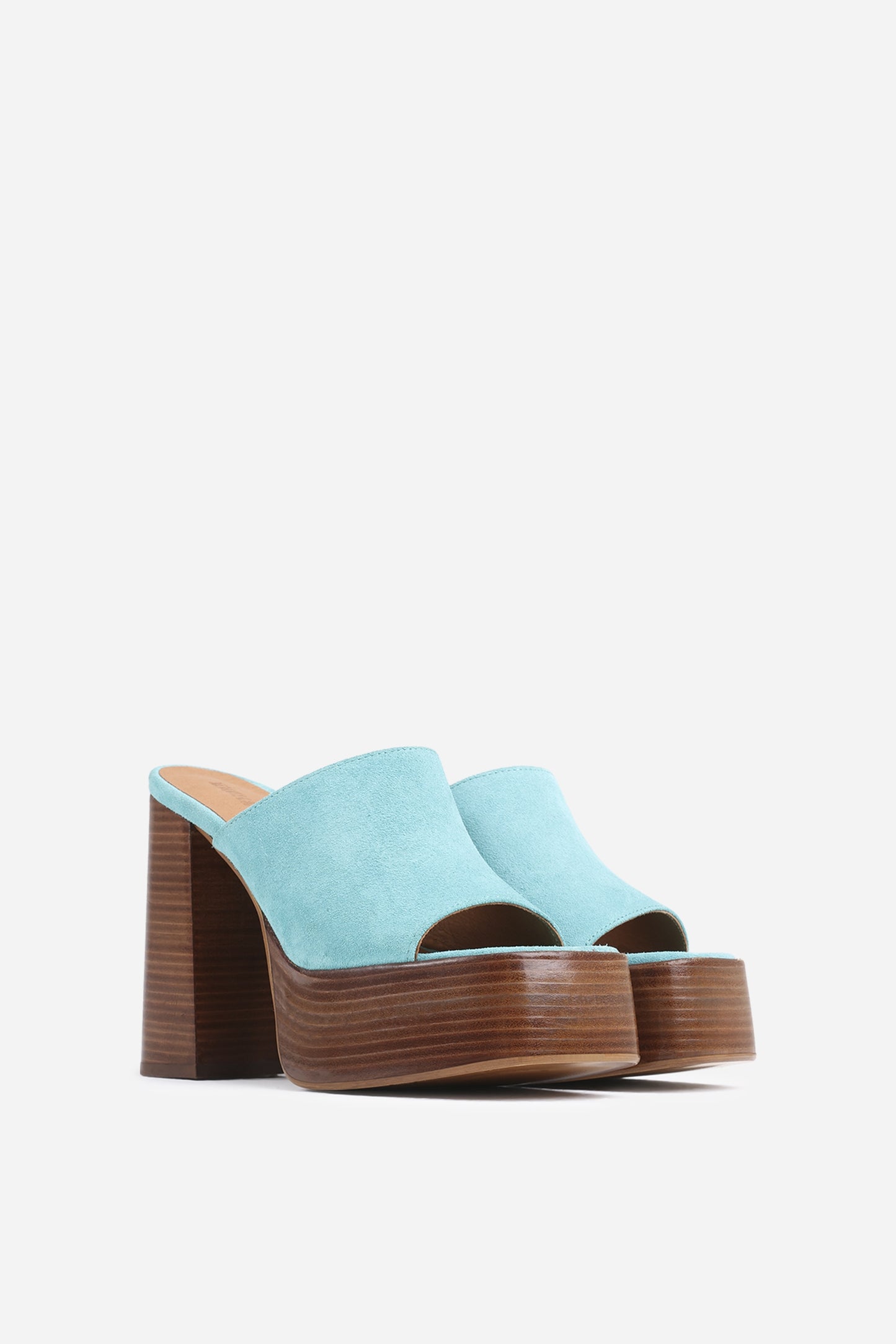 Sandale mit Absatz No-Sion | glacial blue
