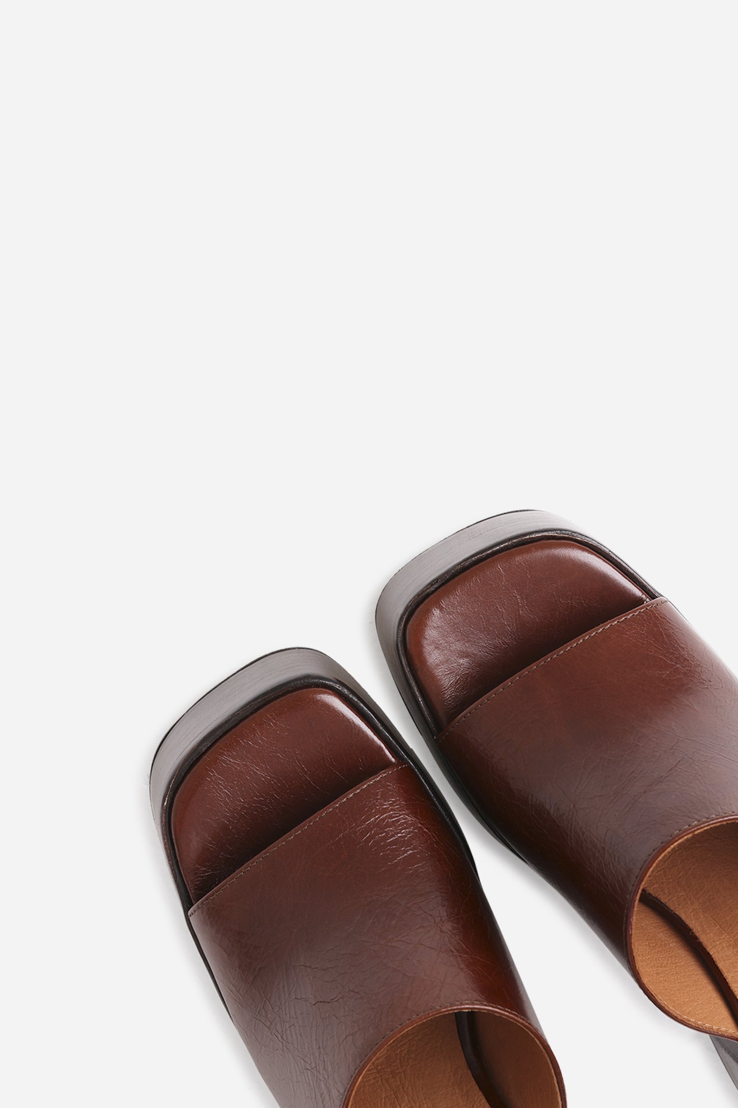 Sandale mit Absatz No-Sion | chestnut