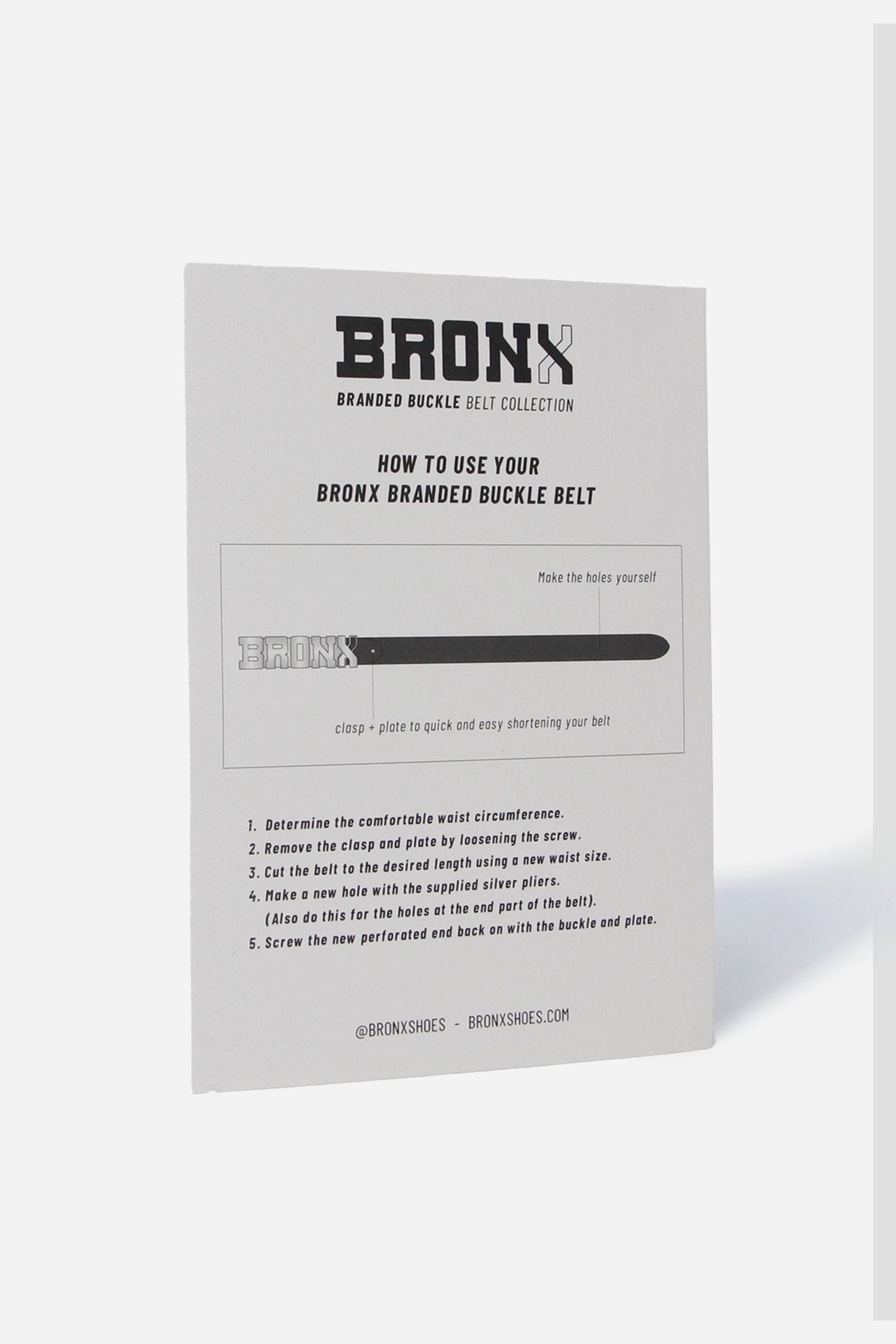BRONX Belt Collection Box | black/silver/gold