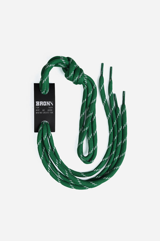 BRONX laces | green/white