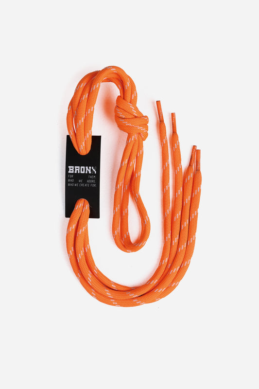 BRONX laces | orange/white